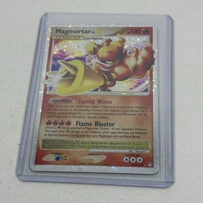 Magmortar Lv.X - 123/123 - Pokemon Mysterious Treasures Ultra Rare LP - Image 1 of 4