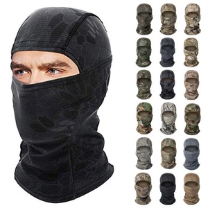 Tactical Military Balaclava Face Scarf Paintball Airsoft Neck Warmer CS Headgear - Picture 1 of 46