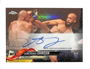 Topps Chrome UFC 2018 FADJ Demetrious Johnson - Imagen 1 de 2