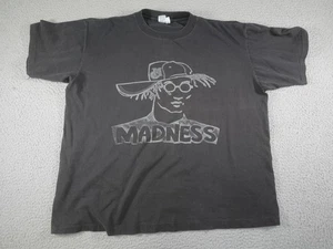 Vintage Madness Ska Band Shirt Mens 2XL XXL Black Pop Made USA 80s Music Rare - Picture 1 of 10