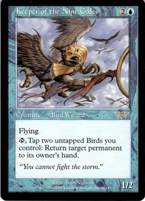 2003 Magic The Gathering Legions Keeper of the Nine Gales #42 Light Play - Image 1 of 2