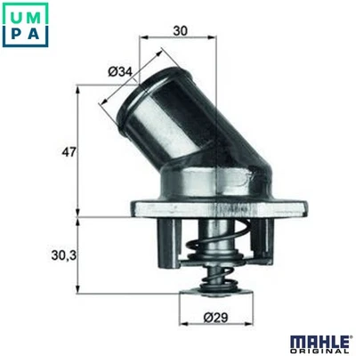 THERMOSTAT COOLANT TI 3 87 FOR DAEWOO Y18L/C18LE 1.8L C20LE/C20LZ 2.0L 4cyl - Image 1 of 4