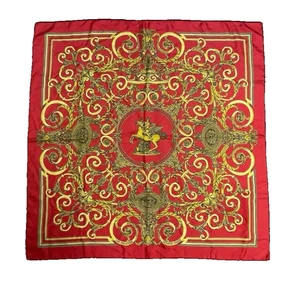 HERMES Scarf Carre 90 silk LES TUILERIES made in France 34 - Picture 1 of 8