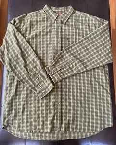 Camisa de trabajo The North Face para hombre 2XL a cuadros con botones manga larga - Imagen 1 de 9