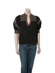 Top bordado ULLA JOHNSON (TALLA 2) - Imagen 1 de 3