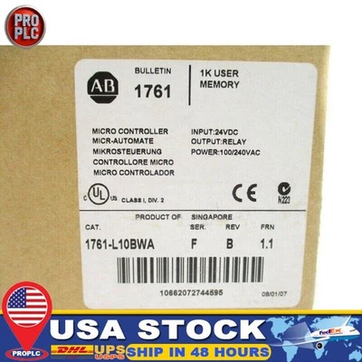 AB 1761-L10BWA MICROLOGIX 1000 Controller 1761L10BWA EXPRESS  US Free Tax - Image 1 of 4