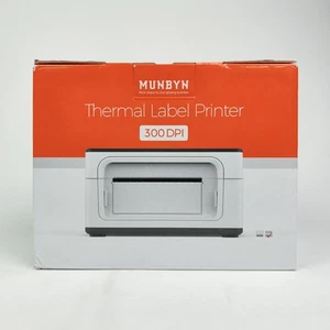 MUNBYN 941B Wireless Thermal 4x6 Shipping Label Printer | Pink (New Sealed) - Picture 1 of 11