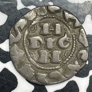 (1056-1106) Italy Pavia Henri III AR Denier Lot#JM9470 Silver! Mir-837 - Picture 1 of 2
