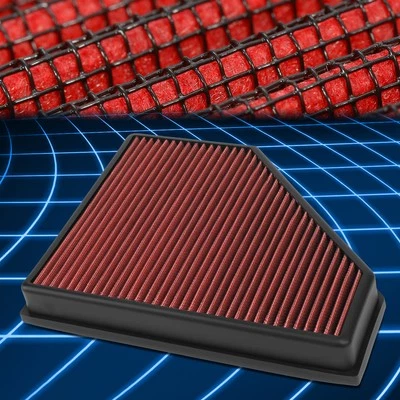 Filtro de aire de panel seco lavable para motor BMW 335D 09-11 repuesto Foto 1 de 4