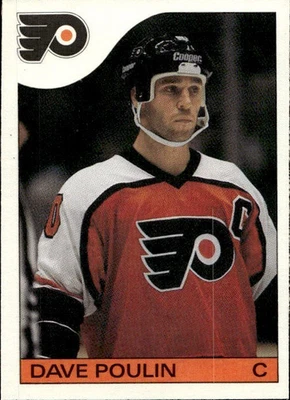 1985-86 O-Pee-Chee SET BREAK #128 Dave Poulin NMMT - Image 1 of 2