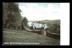 Catskill Mountains NY Hamburg Rd looking up the Hudson undivided unposted - Picture 1 of 2