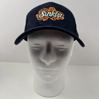 Sunkist Soda Naranja Blanco Verde Logo Azul Marino Elástico A-flex OSFM Foto 1 de 4