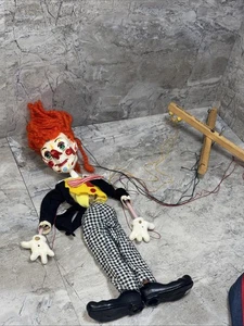 Vintage Marionette Clown - Bild 1 von 7