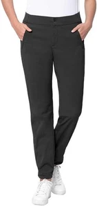 *Neu mit Etikett* Kirkland Signature Damen gewebte Zwei-Wege-Stretch-Hose (schwarz, 8) - Bild 1 von 3