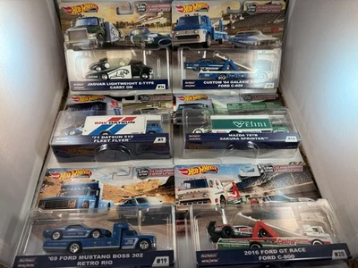 Hot Wheels Premium Team Transport Ford Jaguar Datsun Mazda (gran lote de 6) #7 Foto 1 de 4