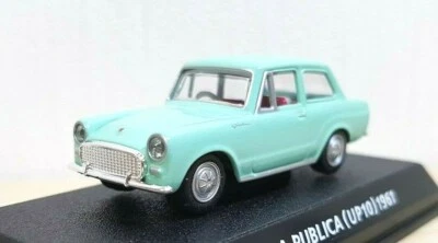 1/64 Konami 1961 TOYOTA PUBLICA UP10 LIGHT GREEN diecast car model - Image 1 of 3
