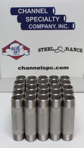 1" x 5" Standard Wall 304 Stainless Steel Threaded Nipple: Lot of 25! - Picture 1 of 3