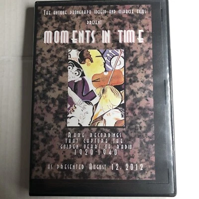 Moments In Time DVD Rare Recordings Golden Era Radio 1920-1940 Judy Garland - Image 1 of 4