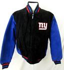 New York Giants Mens M - XL Embroidered Soft Leather Suede Jacket AGIA 234
