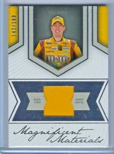 Kyle Busch - 2013 Press Pass Fanfare Magnificent Materials Silver Ser# Card - Picture 1 of 3