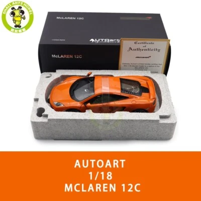 1/18 McLaren MP4-12C 12C Autoart 76006 Orange Diecast Model Car Friends Gifts - Image 1 of 4