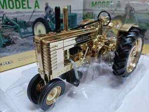 ERTL 1:16 John Deere 1934 Collector-75th Anniversary Model A-Tractor- Gold Plati - Picture 1 of 7