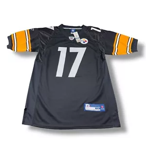 Maglia nuova con etichette Reebok NFL On-Field Pittsburgh Steelers #17 Mike Wallace cucita 48 - Foto 1 di 12