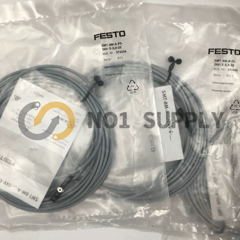 1PC NEW FESTO SMT-8M-A-PS-24V-E-5,0-OE 574336 Proximity sensor - Image 1 of 3