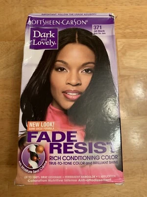 Dark and Lovely Fade Resist Rich Conditioning  371 Jet Black New Damaged Box. 13 - Image 1 of 4