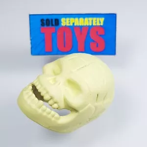 Vtg Playmates Primal Rage Chaos SKULL head bone white weapon accessory part - Picture 1 of 12