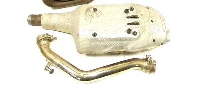 06 07 08 TRIUMPH DAYTONA 675 OEM STOCK silenciador tubos de escape cabezales antideslizantes Foto 1 de 4