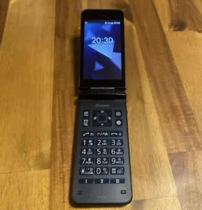 KYOCERA KY-42C DIGNO KEITAI Black ANDROID FLIP PHONE , UNLOCKED , USED - Picture 1 of 7