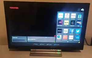 24" Smart TV, Toshiba Built-in Wi-Fi, Netflix, YouTube, Freeview. - Picture 1 of 3