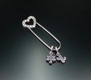 PANDORA ME SICHERHEITSNADELN BROSCHE SILBER 925 - Bild 1 von 6