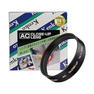 Kenko Tokina Lens Filter 49mm AC Close Up Lens No.4  CLOSE-UP New - Image 1 of 2