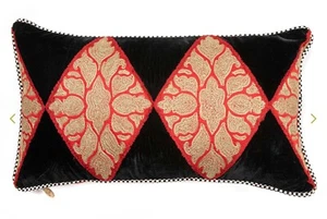MACKENZIE CHILDS Evenfall Diamond Lumbar Pillow - Picture 1 of 3