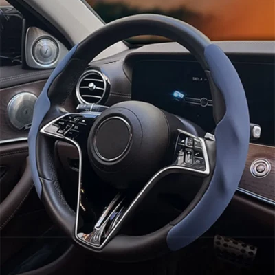 Car Accessories Steering Wheel Cover Anti-skid Booster Cover 38cm/15in 2 Halves - Image 1 of 4