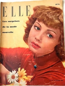 ELLE Magazine n° 118 du 24 Février 1948 ancienne revue de mode couture femme - Picture 1 of 4