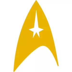 Distintivo auto decalcomania vinile decalcomania 3" comando flotta Star Trek v2 - Foto 1 di 26