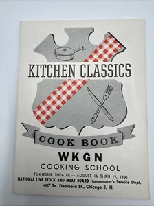 #P13 TN Theater 1960 Vintage Kitchen Classics Cookbook WKGN Cooking School 40pgs - Picture 1 of 7