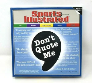 Sports Illustrated: Don't Quote Me Board Game 2006 - Complete Set - Bild 1 von 5