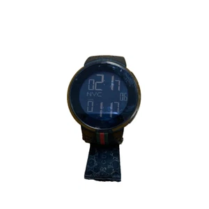 GUCCI I GUCCI Wrist Watch Quartz Belt broken Black Good - Picture 1 of 11