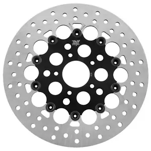 Twin Power FRT 11.5 FLTG Rotor Holes BLK 1441RB - Picture 1 of 3
