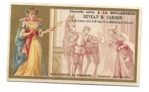 Marguerite de Navarre -- Chromo Deveau & Cardon - Trade card - Imagen 1 de 2