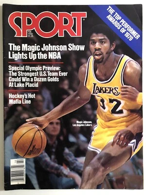 1980 Sport Magazine The Magic Johnson Show Lakers No Label - Image 1 of 4