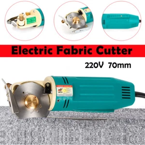 Tijeras eléctricas 220V Cortador de tela eléctrico Cortador de rodillos de tela 70mm - Imagen 1 de 11