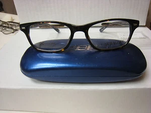 CARAVAGGIO EYEGLASS FRAMES Style C806 in TORTOISE Sz. 53-17-140 Free CASE - Picture 1 of 4