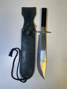 Bowie Coast fixed blade stainless Knife with Sheath 14" long / Blade 9" / 14" T - Picture 1 of 5