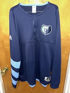 Adidas NBA Memphis Grizzlies On Court Warmup Pullover Size xL - Picture 1 of 3