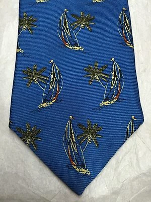 TANGO HOMBRE CORBATA AZUL CON VELEROS 4 X 61 Foto 1 de 4